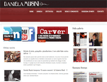 Tablet Screenshot of danielamusini.com